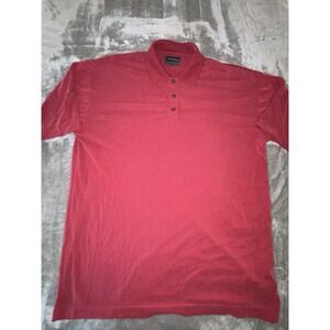 Bolle Golf Polo Shirt Short Sleeve Wine Color (Size: Medium)